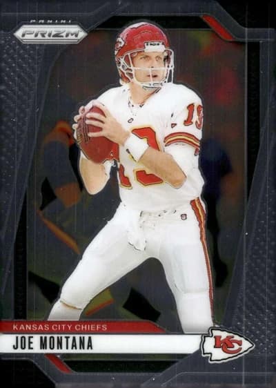 2024 Panini Prizm Football Joe Montana Base #147 (Kansas City Chiefs)