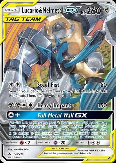 Lucario & Melmetal GX - SM - Unbroken Bonds (SM10)
