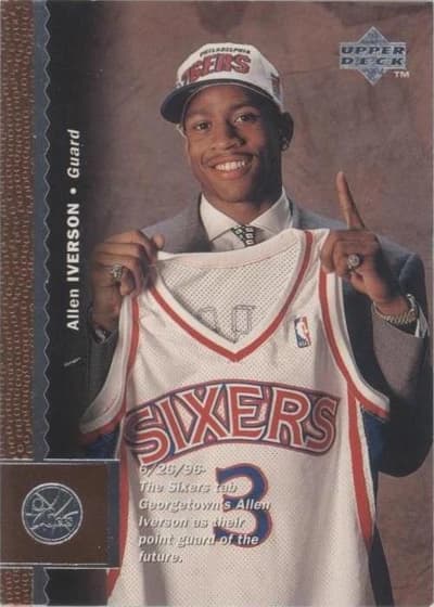 Allen Iverson 1996-97 Upper Deck Rookie #91