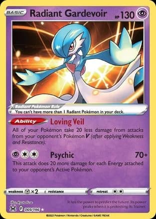 Radiant Gardevoir - Lost Origin 069/196