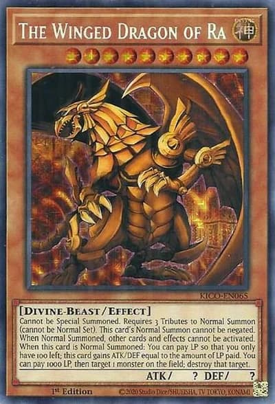 The Winged Dragon of Ra (King's Court Secret Pharaoh's Rare)