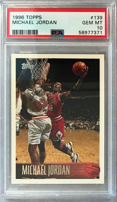 Michael Jordan 1996 Topps #139 - PSA 10