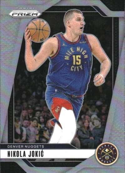 2024-25 Panini Prizm Basketball Silver #129 Nikola Jokic (Denver Nuggets)