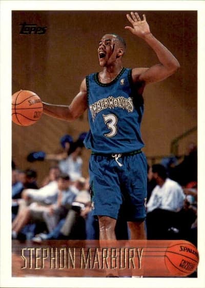 Stephon Marbury 1996-97 Topps Chrome Rookie #177