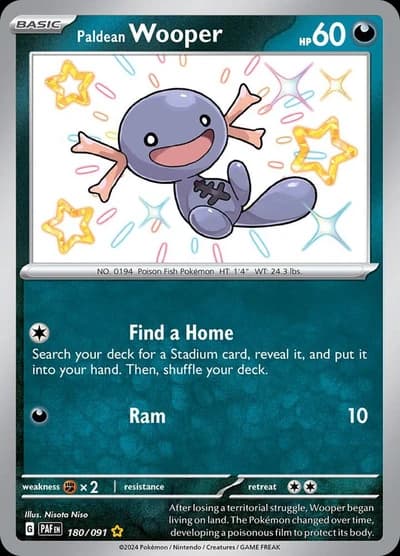 Paldean Wooper #180/091 - Pokemon SV: Paldean Fates