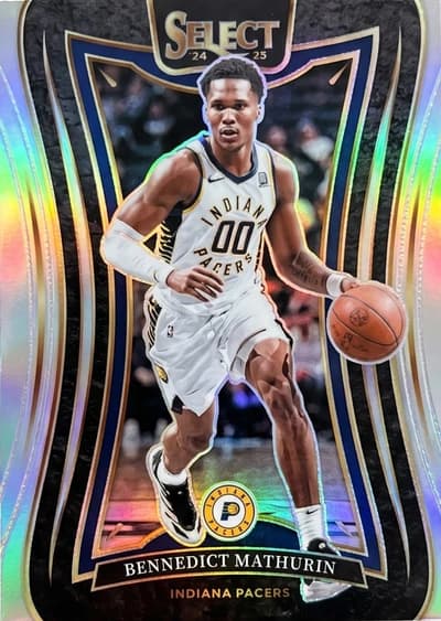 Bennedict Mathurin - 2024-25 Panini Select - Indiana Pacers Mezzanine Level Silver Prizm #343