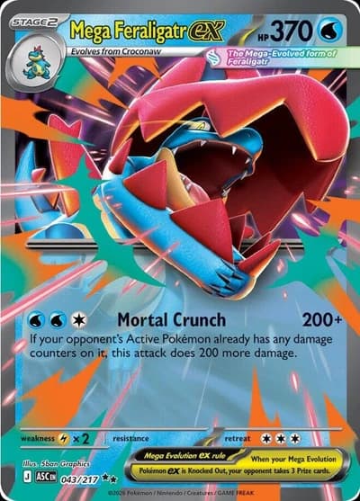 Mega Feraligatr ex - Ascended Heroes