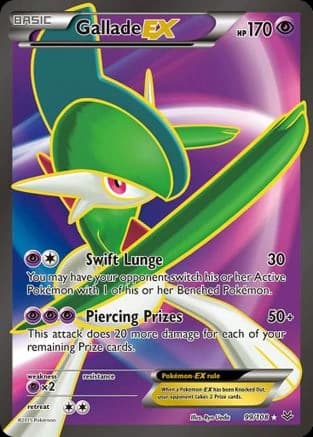 Gallade EX (Full Art) - Roaring Skies 99/108