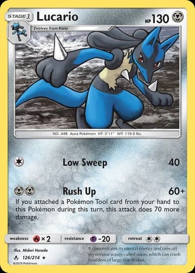 Lucario - SM - Unbroken Bonds (SM10)