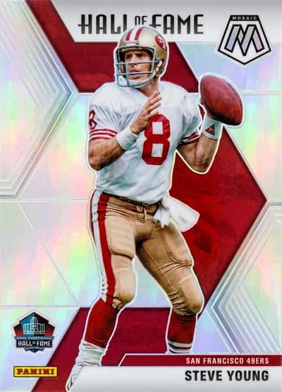 Steve Young 2020 Panini Mosaic Hall of Fame #291