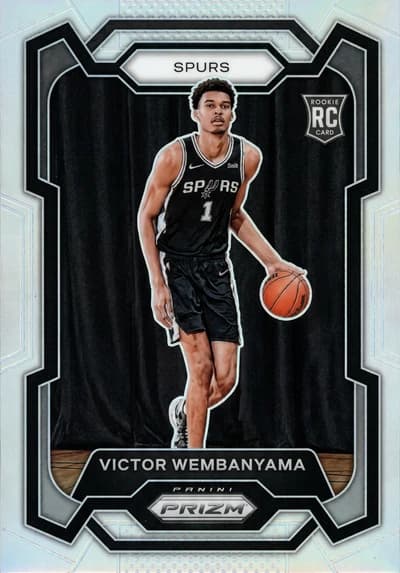 Victor Wembanyama 2023-24 Panini Prizm #136 RC PSA 9