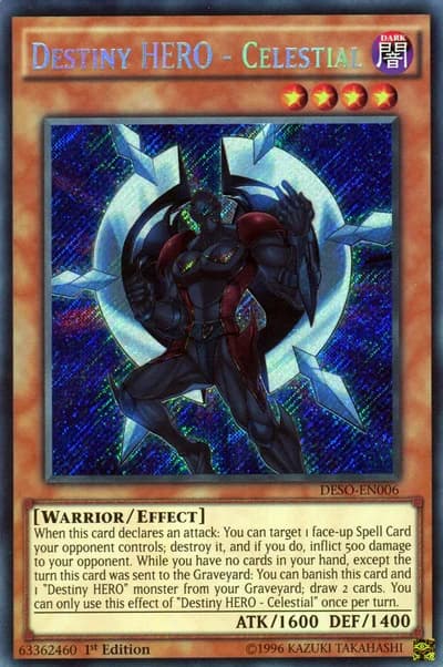 Destiny HERO - Celestial - DESO-EN006 Secret Rare