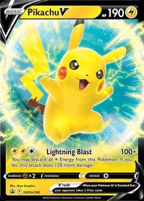 Pikachu V SWSH198 (Promo)