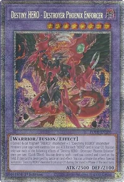 Destiny HERO - Destroyer Phoenix Enforcer (Starlight Rare) - POTE-EN100