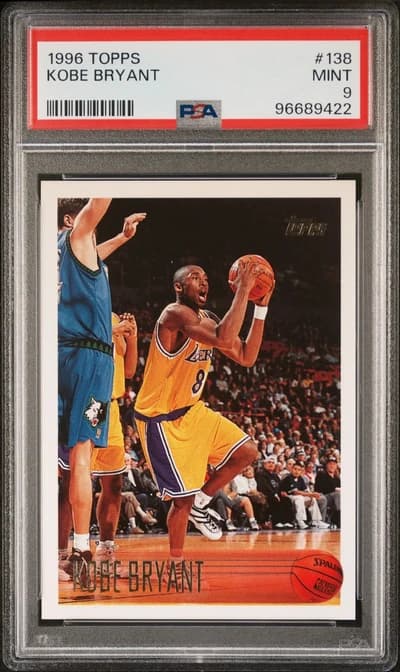 Kobe Bryant 1996 Topps #138 PSA 9
