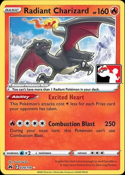 Radiant Charizard - Crown Zenith 020/159