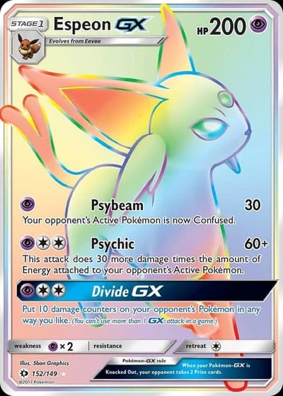 Espeon GX (Secret) - SM Base Set