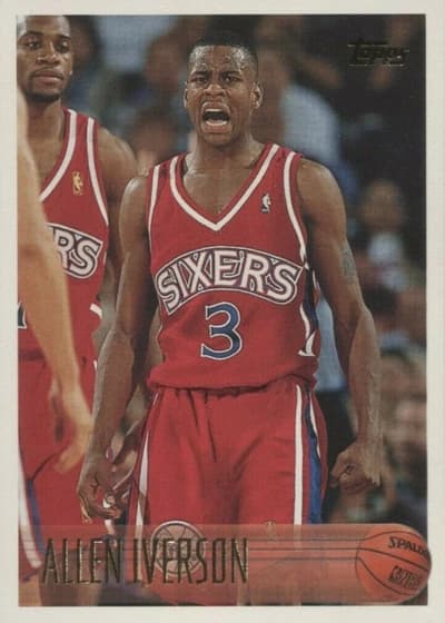 Allen Iverson 1996-97 Topps Chrome Rookie #171