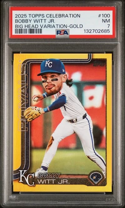 Bobby Witt Jr. # 100 Big Head Gold