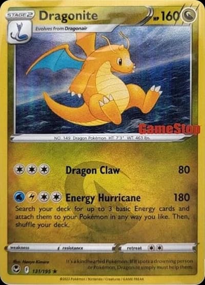 Dragonite - 131/195 (Gamestop Exclusive)