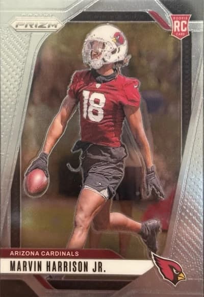 2024 Panini Prizm Football Marvin Harrison Jr. RC Silver Prizm #375