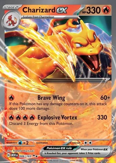 Charizard ex (MEW 006/165)