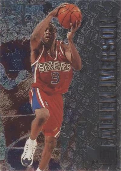 Allen Iverson 1996-97 Fleer Metal Rookie #201