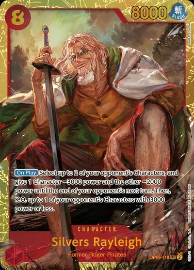 Silvers Rayleigh - One Piece Card Game Two Legends (OP08)