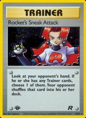 Rocket's Sneak Attack Unlimited Holofoil (Team Rocket 16/82)