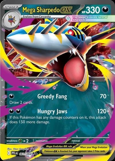 Mega Sharpedo ex - 061/094