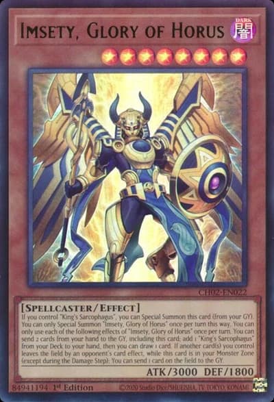 Imsety, Glory of Horus (Spirit Charmers Deck, Ultra Rare)