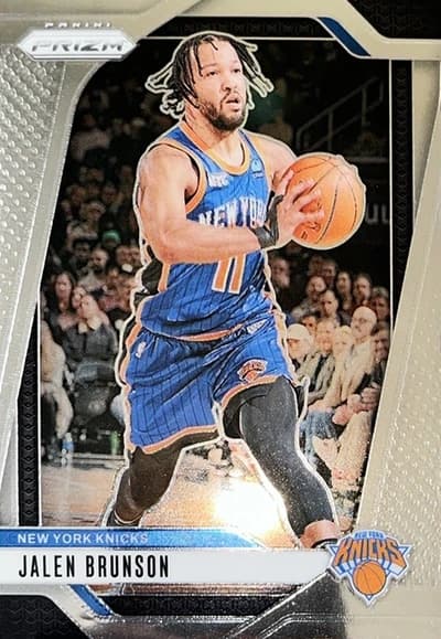 2024-25 Panini Prizm Basketball Silver #217 Jalen Brunson (New York Knicks)