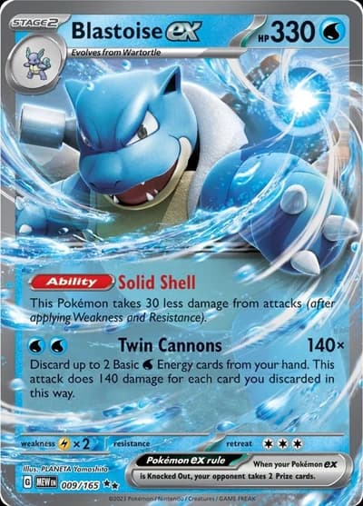 Blastoise ex - Scarlet & Violet 151