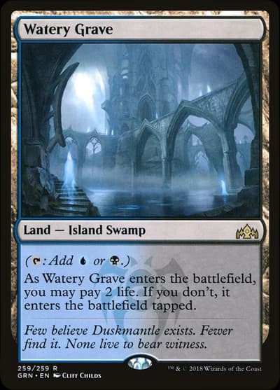 Guilds of Ravnica (GRN) - Watery Grave - Shock Land