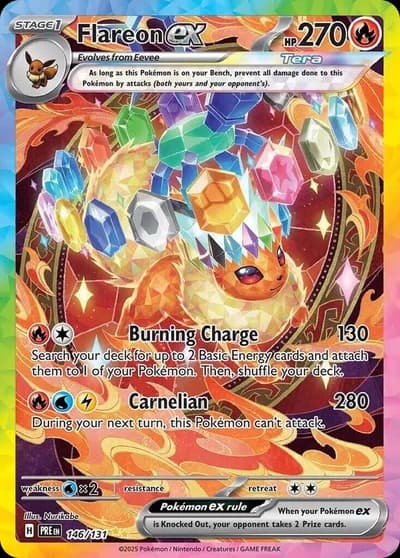 Flareon ex (SIR) - Prismatic Evolutions