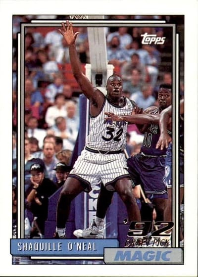 Shaquille O'Neal 1992-93 Topps Rookie #362