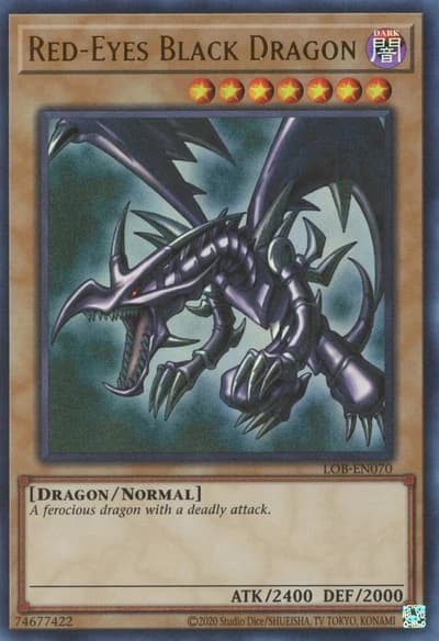 Red-Eyes Black Dragon (LOB 25th Anniversary Edition Ultra Rare)