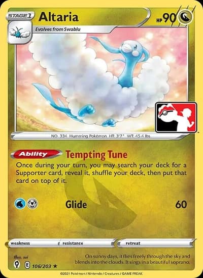 Altaria - 106/203 - Prize Pack Series Cards