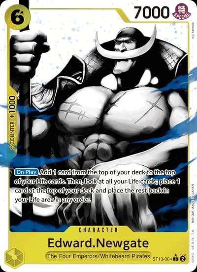 Edward Newgate (Parallel) - One Piece Card Game Ultra Deck: The Three Brothers (ST-13)