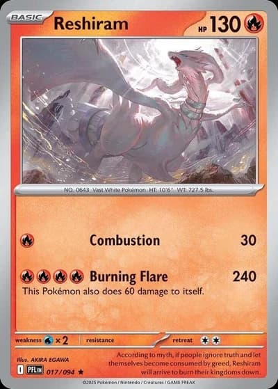 Reshiram - Phantasmal Flames