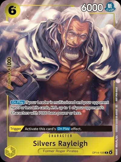 Silvers Rayleigh (Dash Pack) - OP14-108 - Rare (Foil)