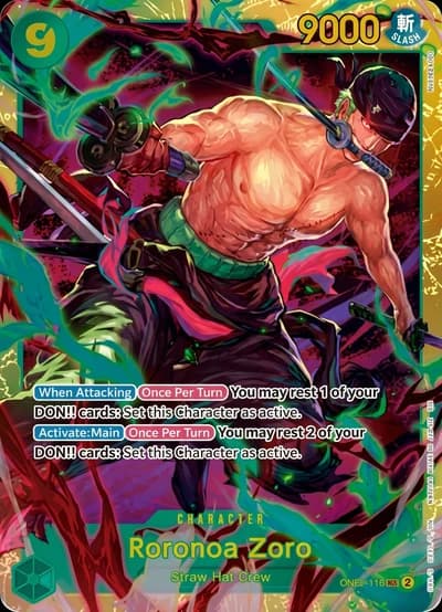 Roronoa Zoro (OP06-118 Reprint) - Premium Booster Vol.2