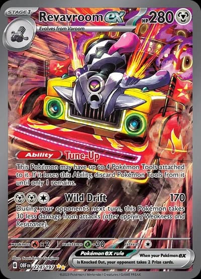 Revavroom ex - Obsidian Flames 224/197