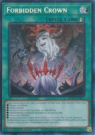 Forbidden Crown (BPRO-EN067) - Secret Rare