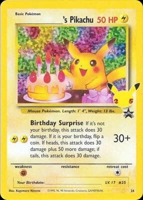 ______'s Pikachu (Celebrations: Classic Collection)