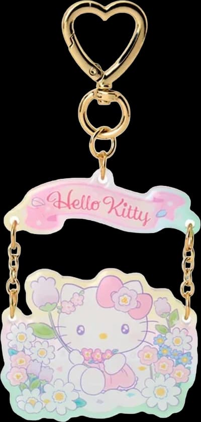 Hello Kitty Acrylic Keychain – Everyone Is the Star