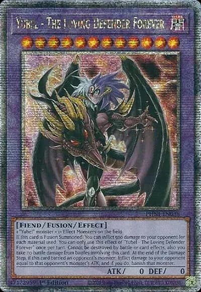 Yubel - The Loving Defender Forever (Phantom Nightmare PHNI-EN038 Quarter Century Secret Rare)
