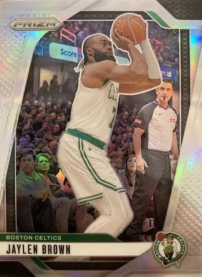 2024-25 Panini Prizm Basketball Silver #139 Jaylen Brown (Boston Celtics)