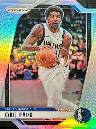 2024-25 Panini Prizm Basketball Silver #111 Kyrie Irving (Dallas Mavericks)