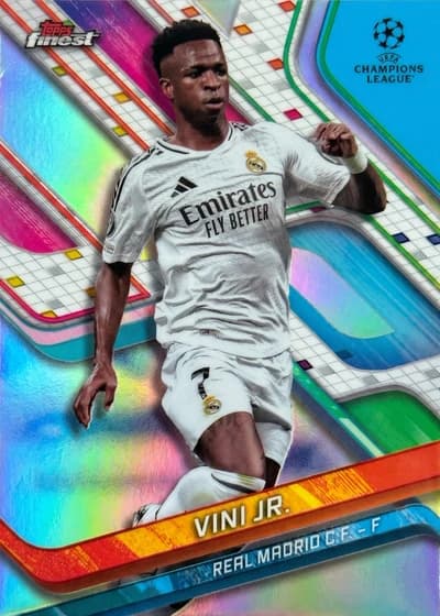Vinicius Jr. - 2024-25 Topps Finest UEFA Club Competitions - Real Madrid #7